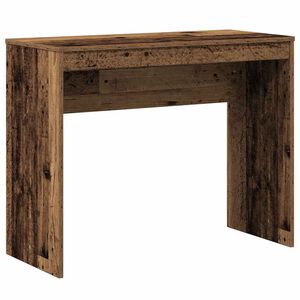vidaXL Skrivbord &aring;ldrat tr&auml; 90x40x72 cm konstruerat tr&auml;