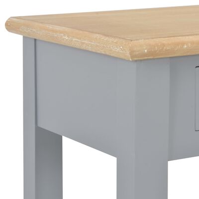 vidaXL Avlastningsbord grå 110x35x80 cm trä