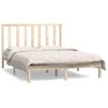 vidaXL S&auml;ngram utan madrass 135x190 cm massiv furu