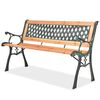 vidaXL Tr&auml;dg&aring;rdsb&auml;nk 122 cm tr&auml;