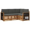 vidaXL Utomhussoffset 4 st Polyester