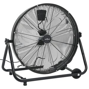 vidaXL Industrifl&auml;kt 60 cm 172,5 W svart