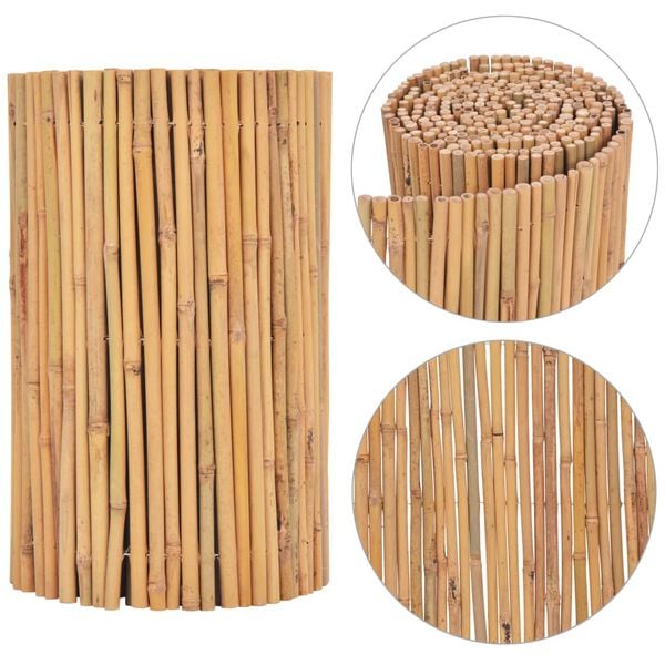 vidaXL Staket bambu 500x50 cm