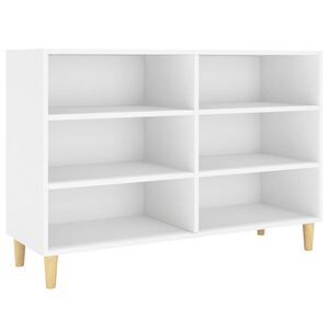 vidaXL Sk&auml;nk vit 103,5x35x70 cm konstruerat tr&auml;
