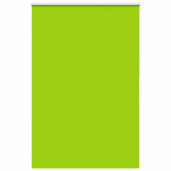 vidaXL Rullgardin m&ouml;rkl&auml;ggning blad gr&ouml;n 160x210 cm tyg bredd 156,6 cm