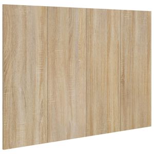 vidaXL S&auml;nggavel sonoma-ek 120x1,5x80 cm konstruerat tr&auml;