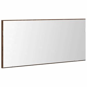 vidaXL Spegel brun ek 80 x 37 cm Glas och konstruerat tr&auml;