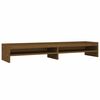 vidaXL Sk&auml;rmst&auml;ll honungsbrun 100x24x16 cm massiv furu