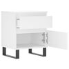 vidaXL S&auml;ngbord 2 st vit 40x35x50 cm konstruerat tr&auml;