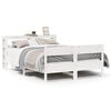 vidaXL S&auml;ngram utan madrass vit 120x190 cm massiv furu