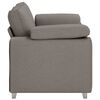 vidaXL Soffa 120cm Taupe tyg