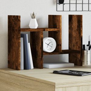 vidaXL Skrivbordshylla sonoma-ek 34,5x15,5x35,5 cm konstruerat tr&auml;