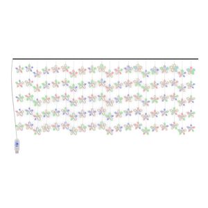 vidaXL Ljusgardin med stj&auml;rnor 500 LED flerf&auml;rgad 8 funktioner