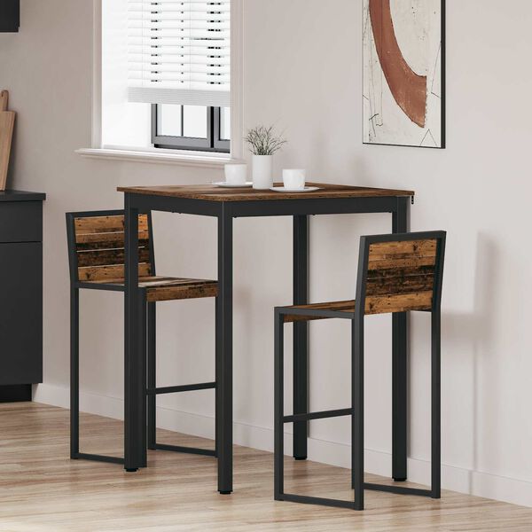 vidaXL Matbord Konstruerat tr&auml;