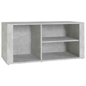vidaXL Skosk&aring;p betonggr&aring; 100x35x45 cm konstruerat tr&auml;