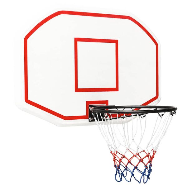 vidaXL Basketplatta vit 109x71x3 cm polyeten