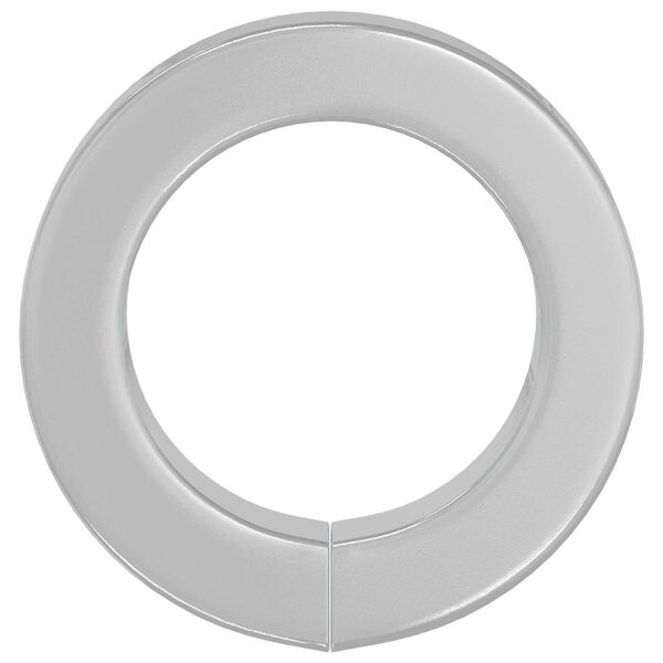 vidaXL Fj&auml;drande tv&auml;tt 2 pcs Vit 13 x 1 mm J&auml;rn