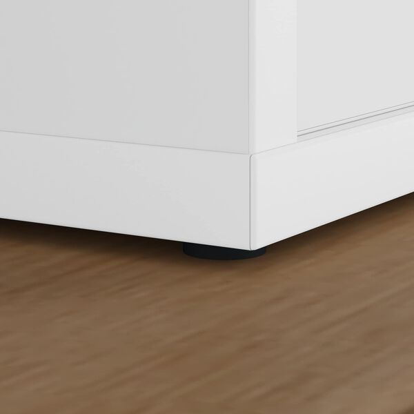 vidaXL M&ouml;belkuddar 12 pcs Svart &Oslash; 14 x 4 mm EVA