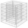 vidaXL Planteringsgabion upph&ouml;jd galvaniserat st&aring;l 50x50x50 cm