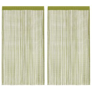 vidaXL Tr&aring;dgardiner 2 st 140x250 cm gr&ouml;n