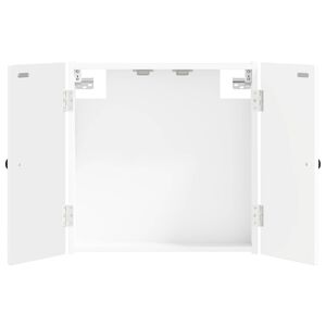 vidaXL Darttavla Sk&aring;p BREDA Vit 52,5 x 10,5 x 53,5 cm Konstruerat tr&auml;