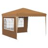 vidaXL Pop-up Partyt&auml;lt Beige 288 x 288 x 245 cm Oxford Tyg