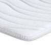 vidaXL Madrasskydd 90 x 190 cm tjock Stickad tyg Vit