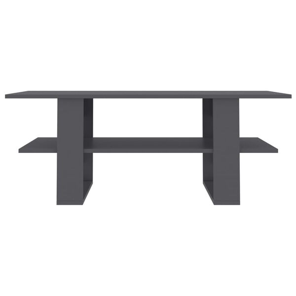 vidaXL Soffbord gr&aring; 110x55x42 cm konstruerat tr&auml;