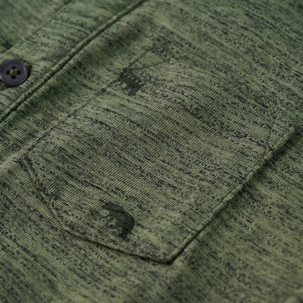 Skjorta för barn khaki melange 116