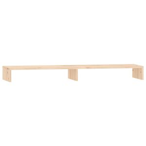 vidaXL Sk&auml;rmst&auml;ll 100x27x10 cm massiv furu