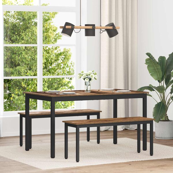 vidaXL Matbord METALL