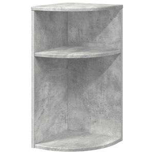 vidaXL Sidobord Betonggr&aring; 29,6 x 29,6 x 60 cm Konstruerat tr&auml;
