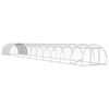vidaXL H&ouml;nsg&aring;rd Silver 1200 x 150 x 100 cm Galvaniserat st&aring;l