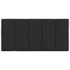 vidaXL Headboard Cushion "Hanko" Black 100 cm Velvet
