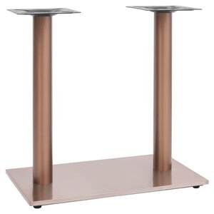 vidaXL Bordsben f&ouml;r caf&eacute;bord silver 70x40x72 cm rostfritt st&aring;l