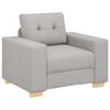 vidaXL Soffa molngr&aring; 100x78x80 cm tyg