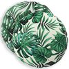 vidaXL Kudd&ouml;verdrag 2 st HEERLEN Bladm&ouml;nster &Oslash; 60 cm Polyester