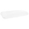 vidaXL Sovkudde 70 x 36 x 13 cm Medium Gelminneskumm Vit