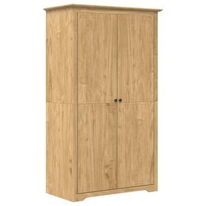 vidaXL Kl&auml;dsk&aring;p BODO vit 99x53,5x173 cm massiv furu