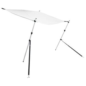 vidaXL F&ouml;rl&auml;ngningsdel f&ouml;r b&aring;tkapell vit 170x208x(115-183) cm