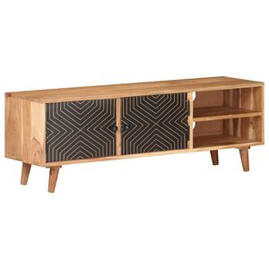 vidaXL TV-b&auml;nk 115x30x39 cm massivt akaciatr&auml;