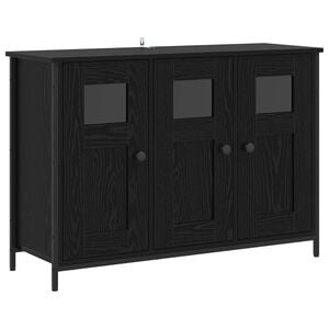 vidaXL Sideboard Svart ek 100 x 35 x 70 cm Konstruerat tr&auml;