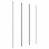 vidaXL Rumsavdelare 3 paneler vit 150x220 cm tyg