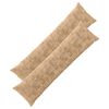 vidaXL Kudd&ouml;verdrag 2 st HEERLEN Gr&auml;ddvit 40 x 145 cm Faux Kaninp&auml;ls