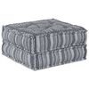 vidaXL Modulsofa enhet Tyg Gr&aring; Tryck 70 x 70 x 36 cm
