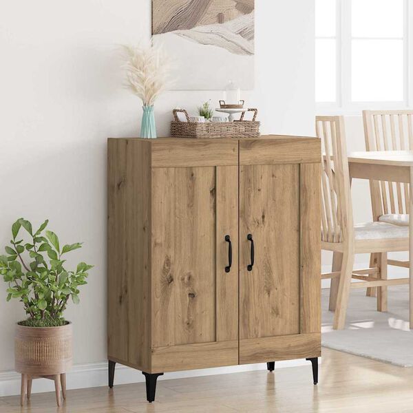 vidaXL Sideboard Artisan Ek 69,5 x 34 x 90 cm Konstruerat tr&auml;