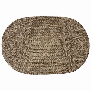vidaXL Omr&aring;desmattor Svart 100 x 152 cm Jute