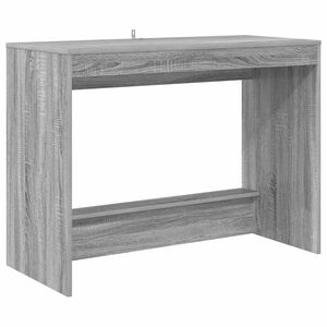 vidaXL Skrivbord f&ouml;r s&auml;ng Gr&aring; Sonoma Konstruerat tr&auml; 100 x 45 x 75 cm