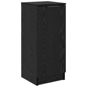 vidaXL Sideboard Svart Ek 30 x 30 x 70 cm Konstruerat tr&auml;