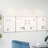 vidaXL Magnetisk whiteboard hopf&auml;llbar 160x60x1,7 cm aluminium